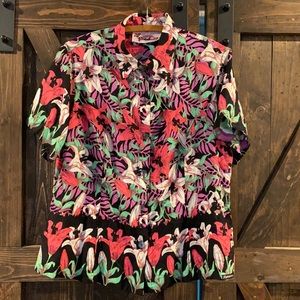 RainbowJo VINTAGE Floral Blouse